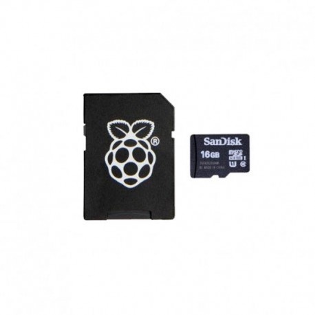 RASPBERRY MICRO SD 16GB NOOBS PARA RASPBERYY PI 4
