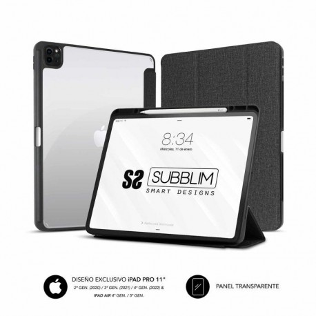 SUBBLIM FUNDA TABLET CLEAR SHOCK CASE IPAD PRO 11