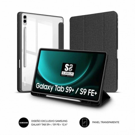 SUBBLIM FUNDA TABLET CLEAR SHOCK CASE SAMSUNG S9+/S9 FE+ 12,4