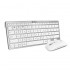 SUBBLIM TECLADO CON RATÓN BLUETOOTH MULTIDISPOSITIVO COMPACTO PLATA TECLADO PORTUGUES