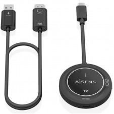 AISENS ADAPTADOR / TRANSMISOR DE VIDEO INALAMBRICO USB-C A HDMI 100W ASWL-H2KC30M004-BK