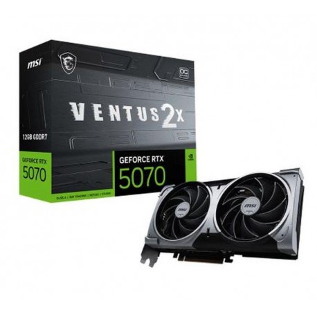 MSI TARJETA GRAFICA RTX 5070 12G VENTUS 2X OC