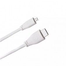 RASPBERRY CABLE MICRO HDMI A HDMI 1M COLOR BLANCO