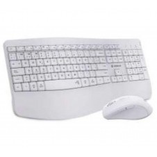SUBBLIM TECLADO Y RATON INALAMBRICOS COMBO DUAL OFFICE PROWAVE BLANCO