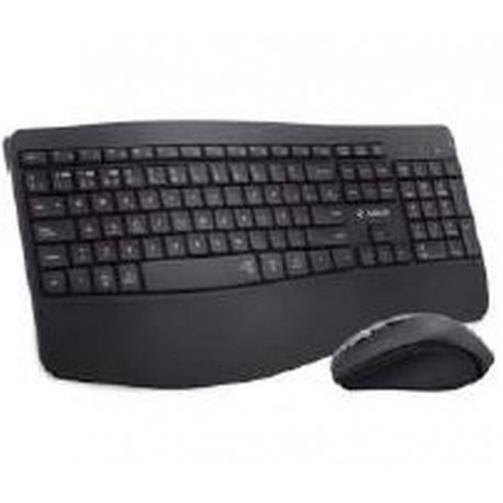 SUBBLIM TECLADO Y RATON INALAMBRICOS COMBO DUAL OFFICE PROWAVE NEGRO