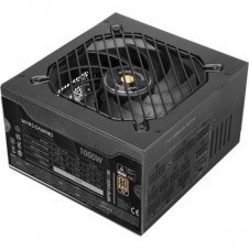 MARS GAMING FUENTE DE ALIMENTACION MPB1000SIM 1000W 80 PLUS GOLD NEGRA VENTILADOR 14CM