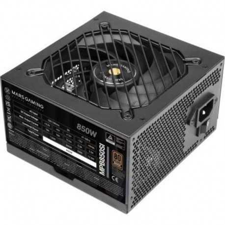 MARS GAMING FUENTE DE ALIMENTACION MPB850SI 850W 80 PLUS BRONZE VENTILADOR 12CM