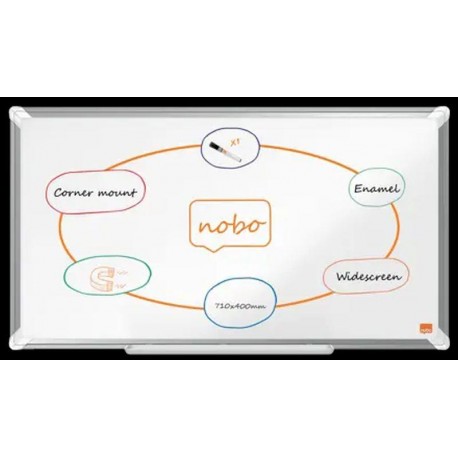 NOBO PIZARRA MAGNETICA ESMALTADA PREMIUM PLUS 710x400mm