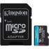 KINGSTON MICRO SD XC CANVAS GO PLUS CL10 128GB +ADAPT
