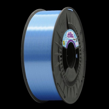 WINKLE FILAMENTO AZUL SONRISA DE MARIA PLA SILK 1.75MM 1 KG <strong style=color:#007BA7>Filamento solidario el 50% se donará a l
