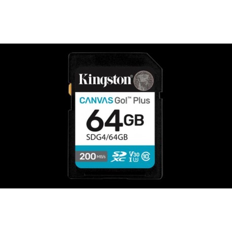 KINGSTON SD SDXC CANVAS GO 64 GB SDG4/64GB CL10