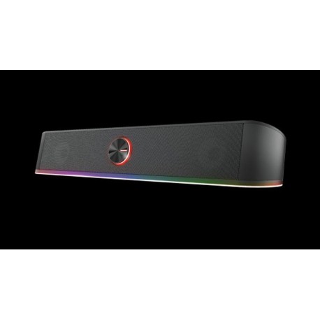 TRUST ALTAVOCES SOUNDBAR GXT THORNE RGB ILLUMINATED 12W CABLE AUXILIAR PARA AUDIO USB PARA ALIMENTACION