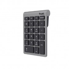 TRUST TECLADO NUMERICO XALAS USB PLATA