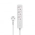 SAVIO REGLETA DE 3 ENCHUFES 1.5M BLANCO