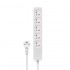 SAVIO REGLETA DE 5 ENCHUFES 3M BLANCO