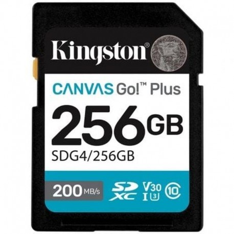 KINGSTON SD SDXC CANVAS GO 256 GB SDG4/256GB CL10