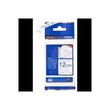 BROTHER CINTA LAMINADA TEXTIL TZE-FA3 12MM TEXTO AZUL SOBRE FONDO BLANCO. ANCHO: 12 MM. LONGITUD: 3 M