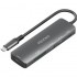 AISENS DOCKING STATION USB-C A 6 EN 1 ASUC-6P023-GR USB-C A 1xHDMI, 2xUSB-A, 1xUSB-C PD 100W, 1xSD, 1xMICRO SD
