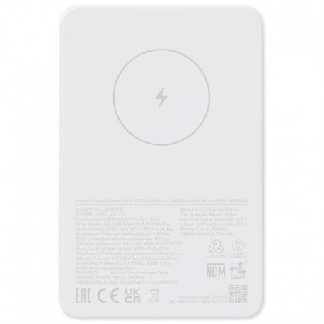 XIAOMI POWERBANK MAGNETIC 5.000MAH 20W CON MAGSAFE