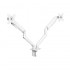TOOQ SOPORTE DE 2 MONITORRES PARA MESA BLANCO