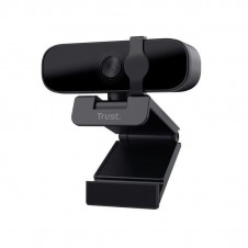 TRUST WEBCAM CON MICRO TANOR NEGRO