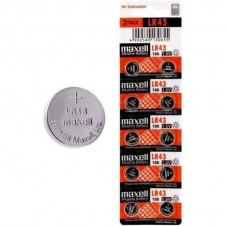MAXELL PILA BOTON ALCALINA LR43 AG12 1,5V BLISTER*10