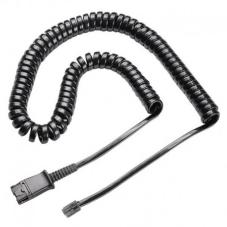 HP POLY CABLE EN ESPIRAL PARA AURICULARES 85R38AA