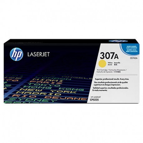 HP TONER CE742A AMARILLO Nº 307A