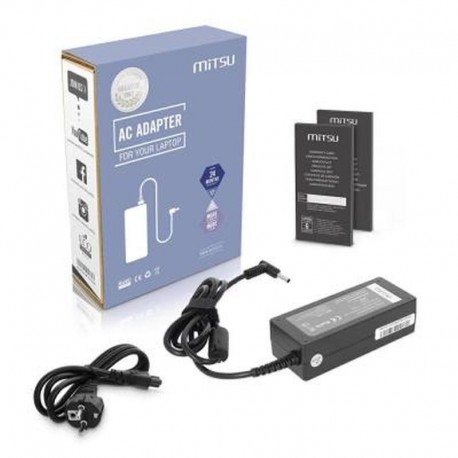 CARGADOR PARA PORTÁTIL ASUS 65W 19V 3.42A 4.5 mm x 3.0 mm Mitsu