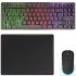 MARS GAMING TECLADO MCPWTKL + RATON OPTICO + ALFOMBRILLA NEGRO
