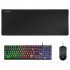 MARS GAMING PACK MCPXBES NEGRO TECLADO H-MECH/ RATON OPTICO/ ALFOMBRILLA - NEGRO