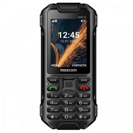 MAXCOM TELEFONO MOVIL MM918L RUGERIZADO 2,4 2MPX 4G BLACK