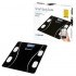 PLATINET BASCULA DE BAÑO DIGITAL CON BLUETOOH 180 KG NEGRO