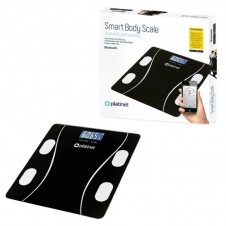 PLATINET BASCULA DE BAÑO DIGITAL CON BLUETOOH 180 KG NEGRO