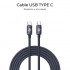 SUBBLIM CABLE USB-C MACHO A USB-C MACHO 60W 1M NEGRO