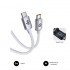 SUBBLIM CABLE USB-C MACHO A USB-C MACHO 60W 2M BLANCO
