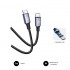 SUBBLIM CABLE USB-C MACHO A USB-C MACHO 100W 1M NEGRO
