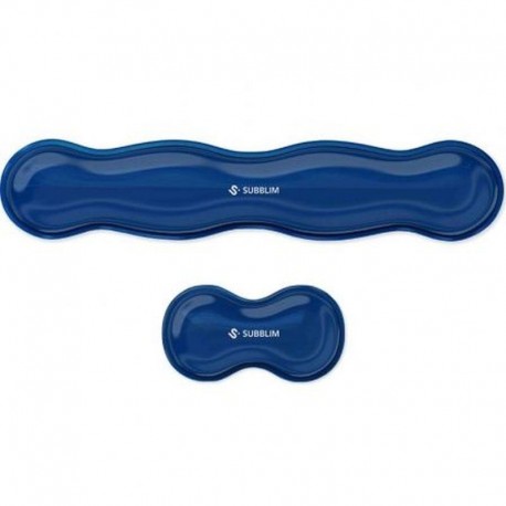SUBBLIM REPOSAMUÑECAS ERGO CRYSTAL FLEX X2 AZUL OSCURO