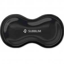 SUBBLIM REPOSAMUÑECAS ERGO CRISTAL FLEX PARA RATON NEGRO