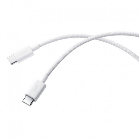 XIAOMI CABLE USB-C A USB-C TRENZADO 3A 60W 1M BLANCO