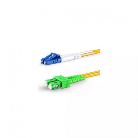 LAPARA CABLE FIBRA OPTICA PIGTAIL SINGLE MODE 9/125 Duplex APC-SC / UPC-LC 5 m