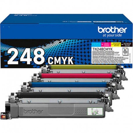 BROTHER TONER TN-248VAL MAGENTA/CIAN/AMARILLO/NEGRO