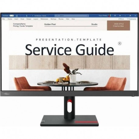 LENOVO MONITOR THINKVISION 24 S24i-30 NEGRO HDMI / VGA / 6ms / 100HZ / VESA