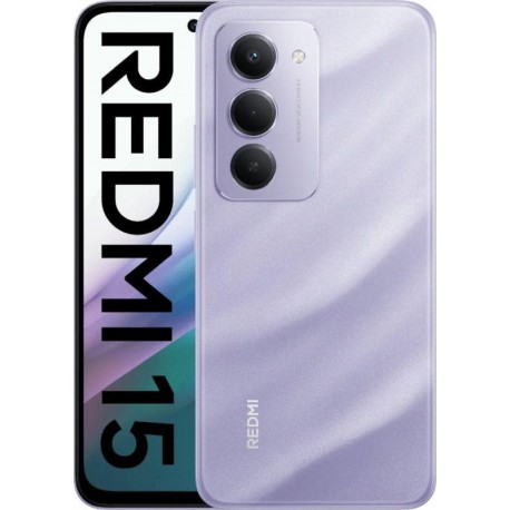 XIAOMI SMARTPHONE REDMI 15 6GB 128GB 4G VIOLETA OC/6GB/128GB/6,9/ ANDROID/ NFC