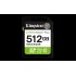 KINGSTON TARJETA SD 512GB SDXC CANVAS SELECT PLUS GEN 3
