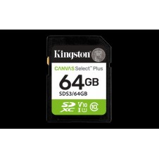 KINGSTON TARJETA SD 64GB SDXC CANVAS SELECT PLUS GEN 3