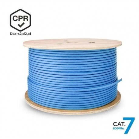 AISENS BOBINA DE CABLE RJ45 SFTP A146-0665 CAT. 7/ 305M/ AZUL