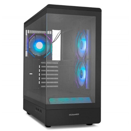 NOX CARCASA FRAMELESS HUMMER SIGNAL ARGB NEGRO USB TYPE C ATX/mATX