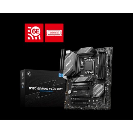 MSI PLACA BASE B760 GAMING PLUS WIFI INTEL B760 LGA 1700 ATX