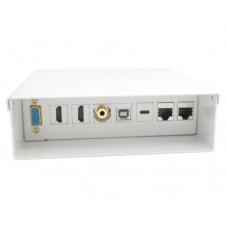 AISENS CAJA DE CONEXIONES DE PARED VGA/2X HDMI/JACK/USB-C/2X RJ45 A127-0720 BLANCA